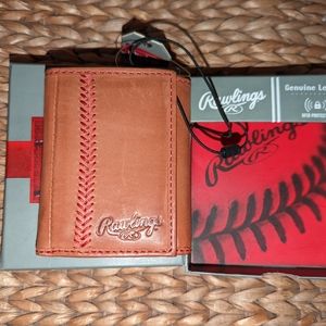 Rawlings trifold baseball stich wallet